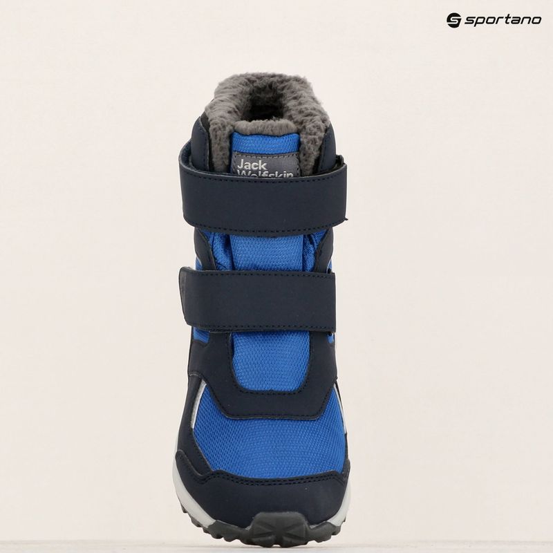 Дитячі снігові черевики Jack Wolfskin Woodland WT Texapore High VC crisp cobalt 17