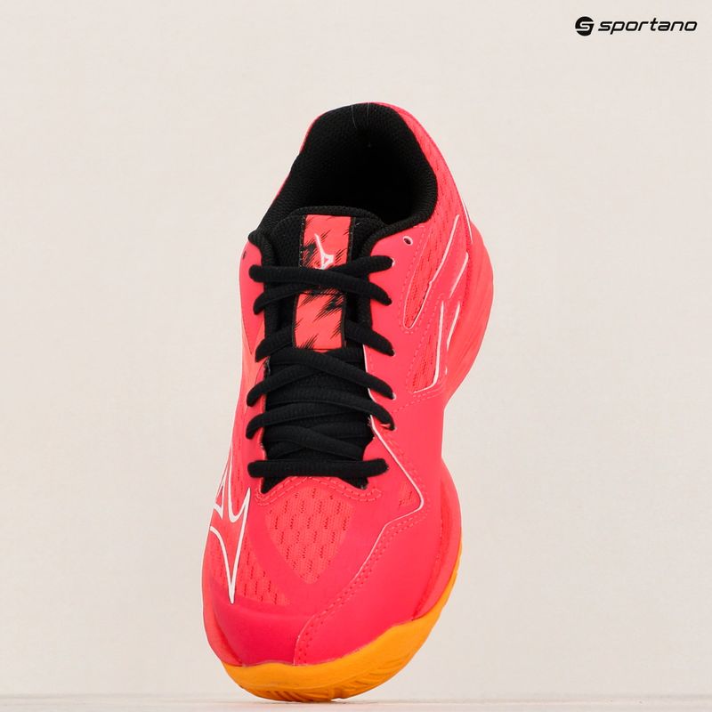 Кросівки волейбольні дитячі Mizuno Lightning Star Z7 radiant red/white/carrot curl 9