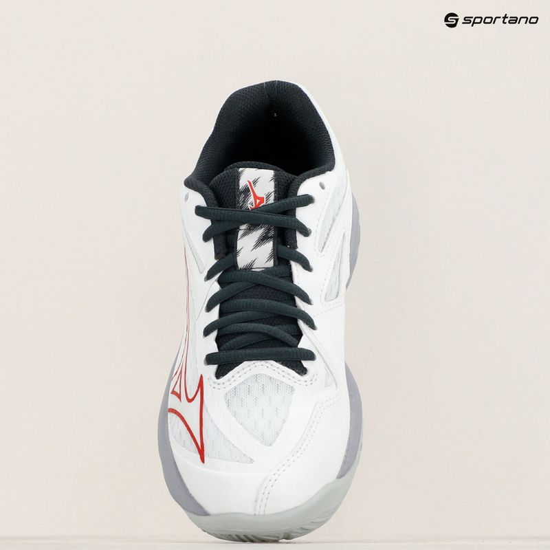 Кросівки волейбольні дитячі Mizuno Lightning Star Z7 white/salsa/black 12