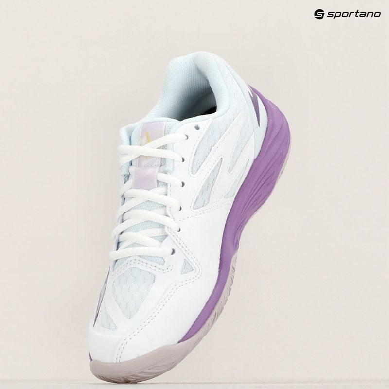 Кросівки волейбольні дитячі Mizuno Lightning Star Z7 white/patrician purple/quince 9