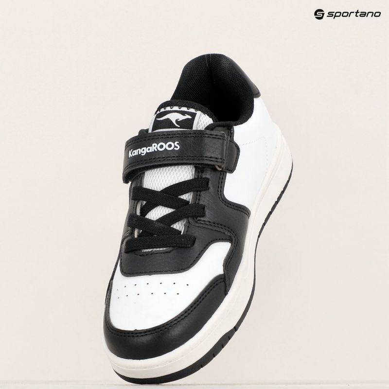 Дитячі туфлі KangaROOS K-CP Fair EV jet чорні / білі 9