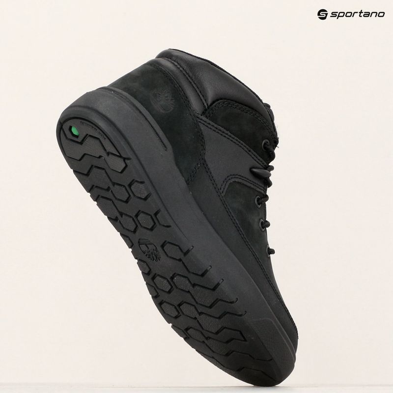 Timberland Seneca Bay Mid Lace blackout нубукові дитячі черевики 18