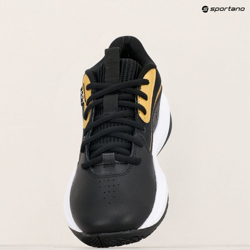 Кросівки баскетбольні дитячі Under Armour GS Lockdown 7 black/black/metallic gold 9