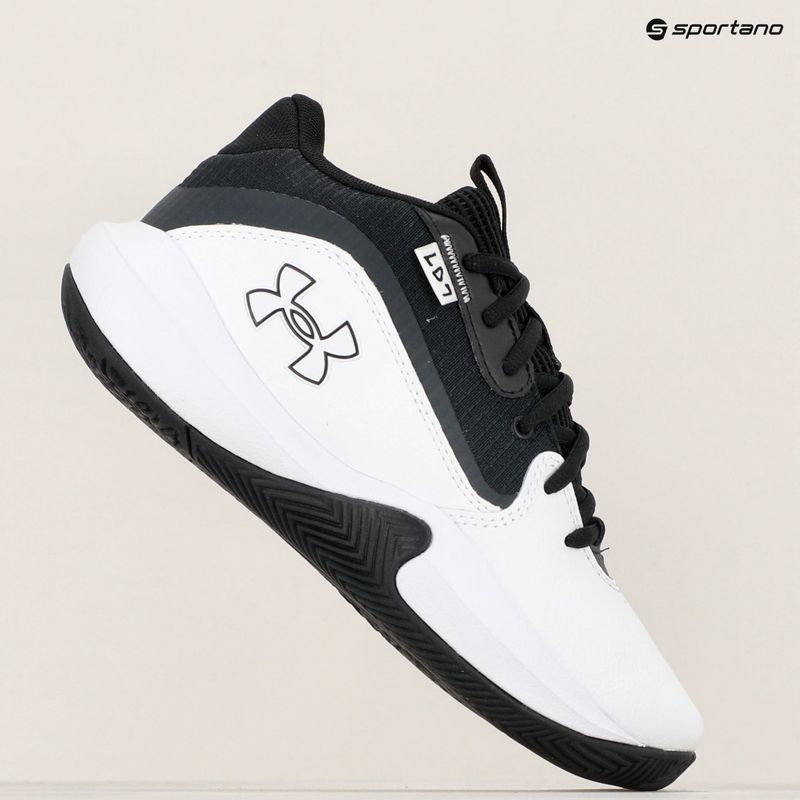 Кросівки баскетбольні дитячі Under Armour GS Lockdown 7 white/black/black 9