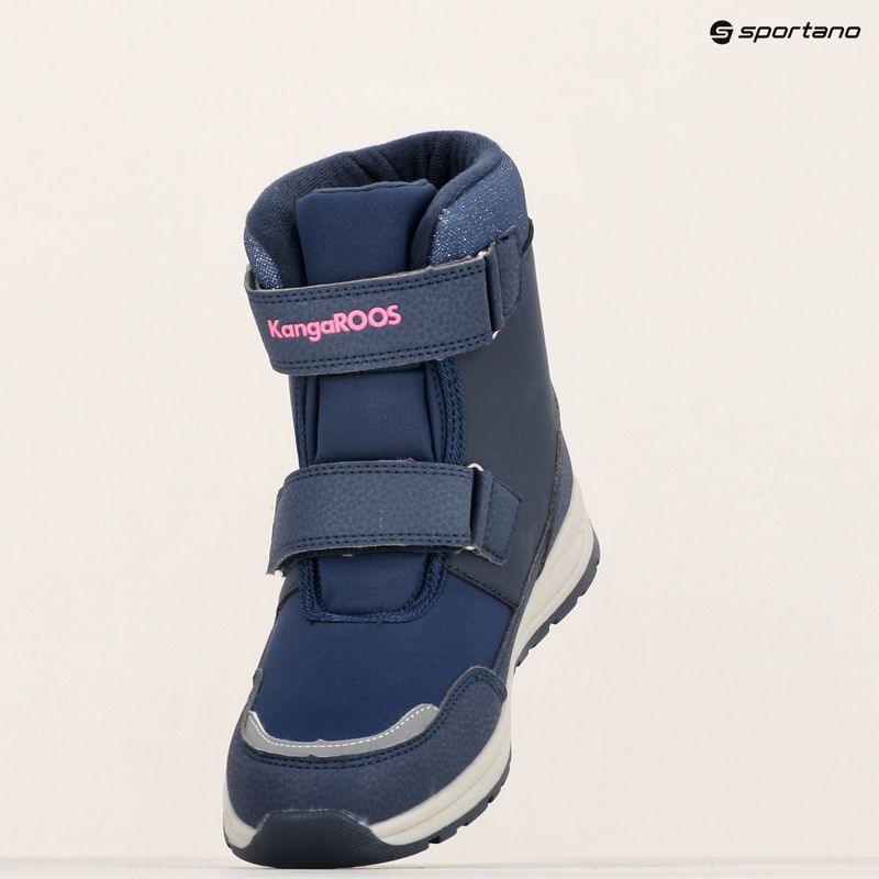 Снігоступи дитячі KangaROOS K-MJ Edison EV RTX SL dk navy / daisy pink 17