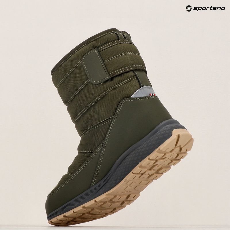 Viking Footwear Equip Теплі водонепроникні 1V Pull On оливкові дитячі снігоступи 10