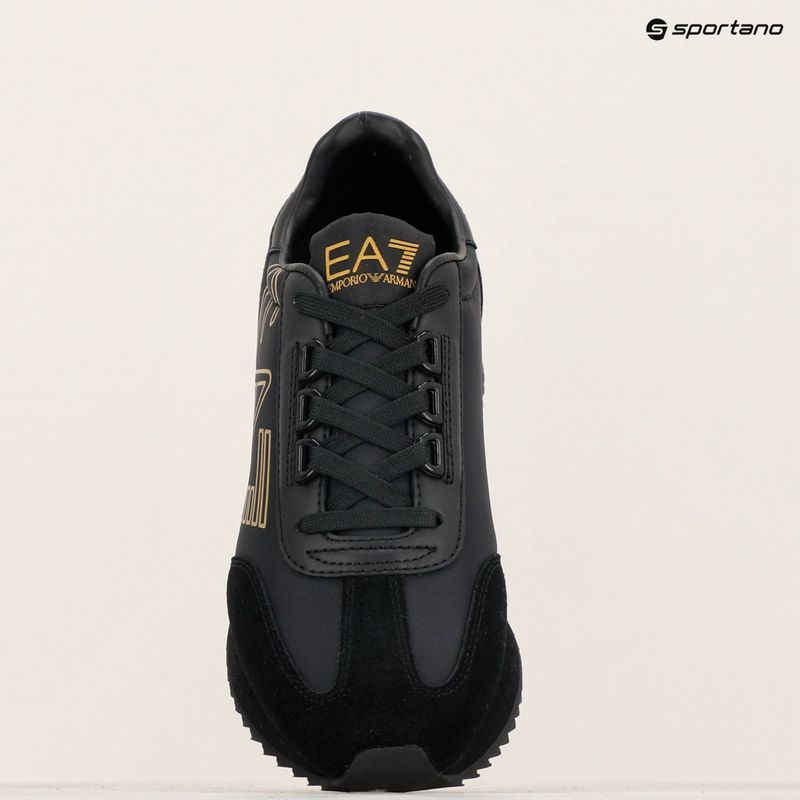 Кросівки EA7 Emporio Armani Black & White Vintage triple black/ gold 6