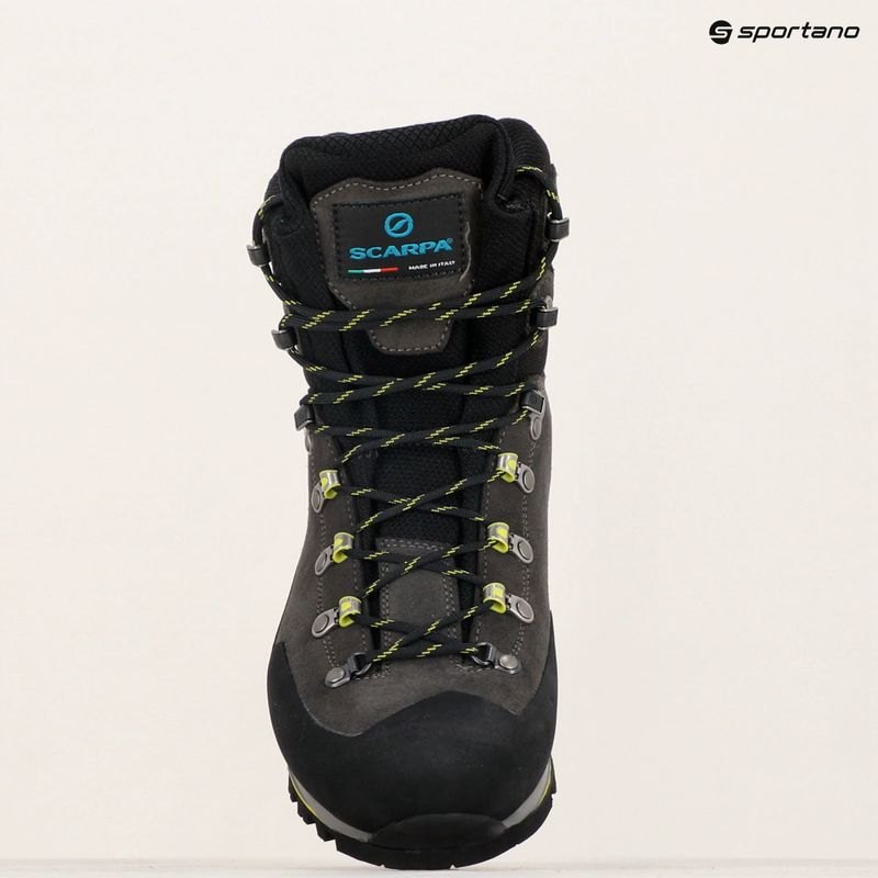 Чоловічі високі гірські черевики SCARPA Manta Tech GTX акула/лайм 9