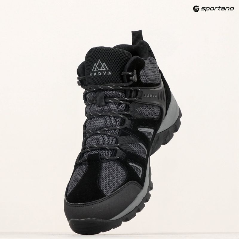 Чоловічі трекінгові черевики KADVA Traver Mid WaterProof чорний 17