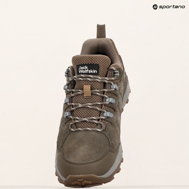 Черевики трекінгові чоловічі Jack Wolfskin Refugio Texapore Low cold coffee 15