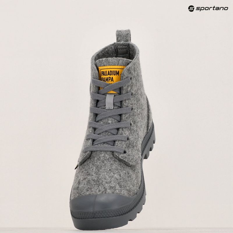 Сірі туфлі Palladium Pampa Hi Merino 15