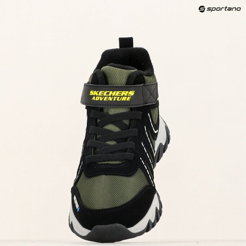 Дитячі черевики SKECHERS Rugged Ranger Storm Trail чорні/зелені 11