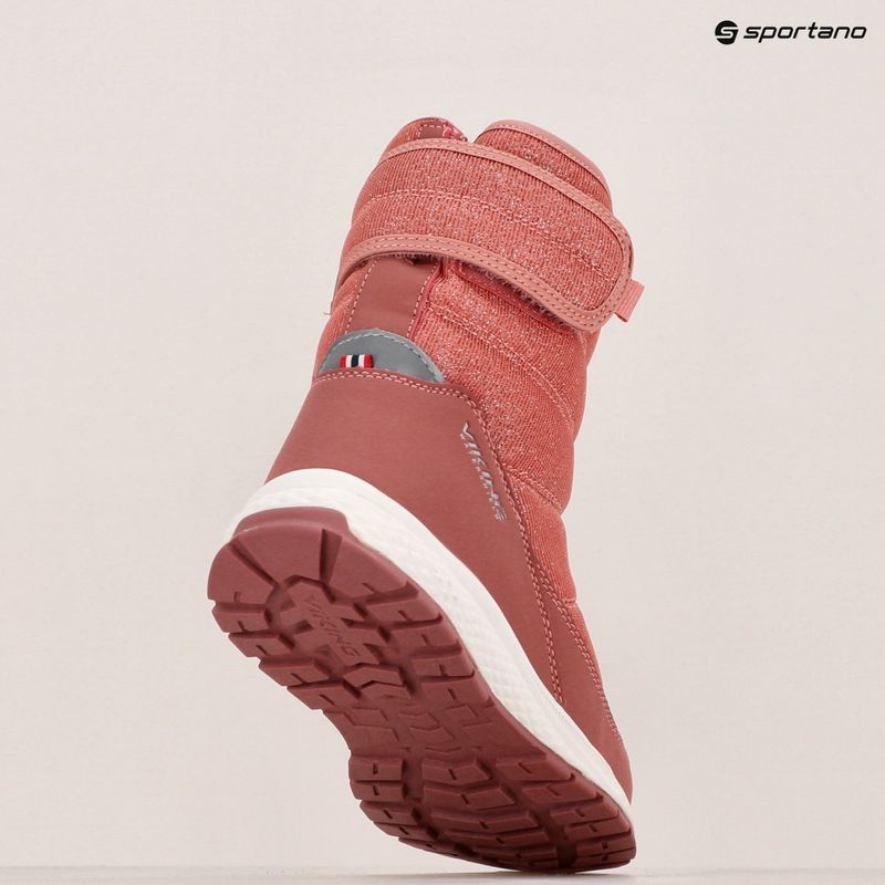 Viking Footwear Equip Теплі водонепроникні 1V Pull On рожеві дитячі снігові черевики 10