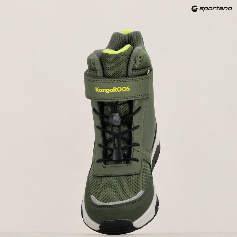 Снігоступи дитячі KangaROOS K-MJ Edison EV RTX SL olive / limetta dino 17