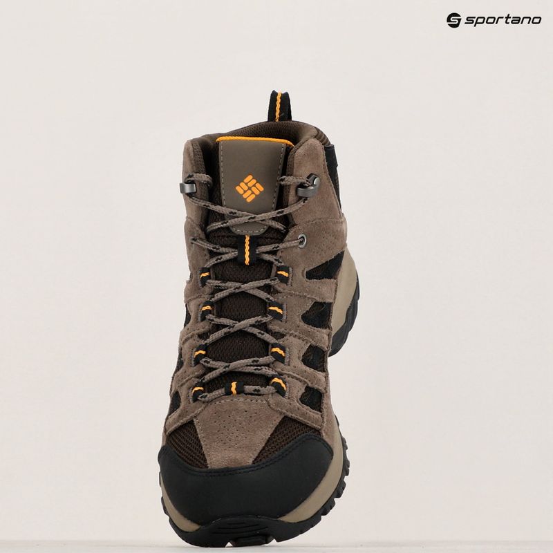 Черевики трекінгові чоловічі Columbia Crestwood Mid Wp V2 cordovan/ squash 16