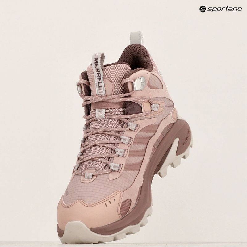 Жіночі туристичні черевики Merrell Moab Speed 2 Mid Gtx adobe rose 11