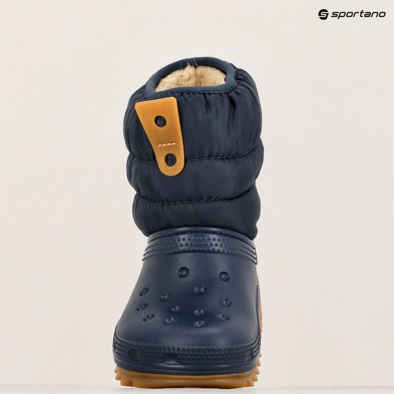 Снігоступи дитячі Crocs Classic Neo Puff Boot Toddler navy/gum 9