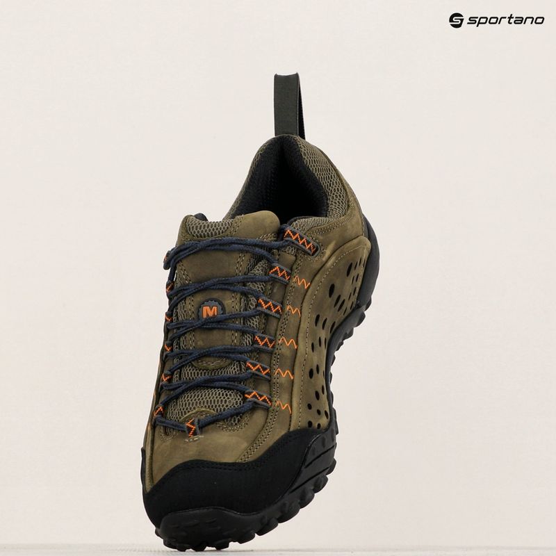 Чоловічі туристичні черевики Merrell Intercept темно-оливкові 14