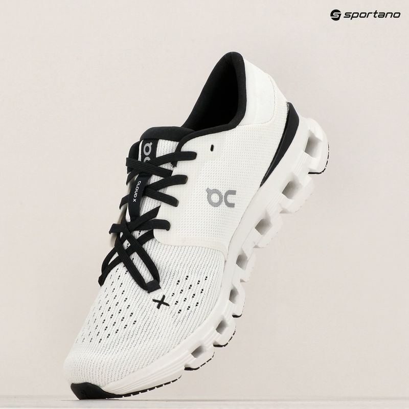 Кросівки для бігу чоловічі On Cloud X 4 ivory/black 16