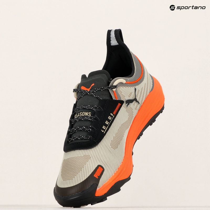 Кросівки для бігу чоловічі PUMA Voyage Nitro 3 Tech desert dust/flame flicker 19