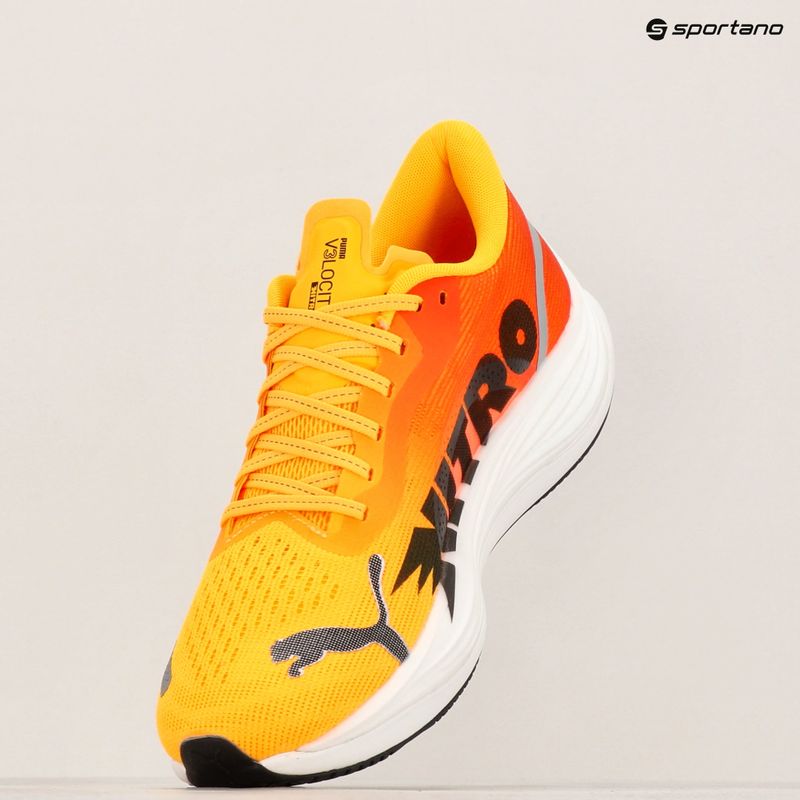 Кросівки для бігу чоловічі PUMA Velocity Nitro 3 Fade sun stream/sunset glow/white 18