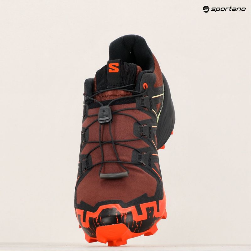 Чоловічі кросівки Salomon Speedcross 6 ромові родзинки/черрі/коньяк 15