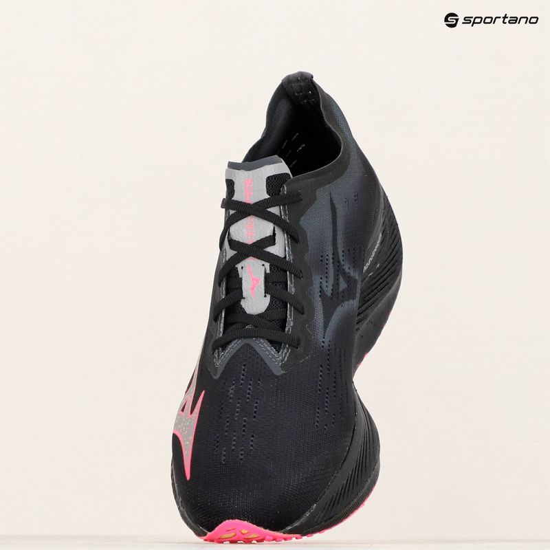 Кросівки для бігу чоловічі Mizuno Wave Rebellion Pro 2 black/silver/pink tetra 12