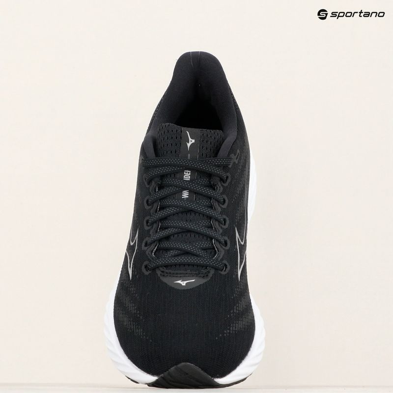 Кросівки для бігу чоловічі Mizuno Wave Rider 28 black/silver/ebony 9