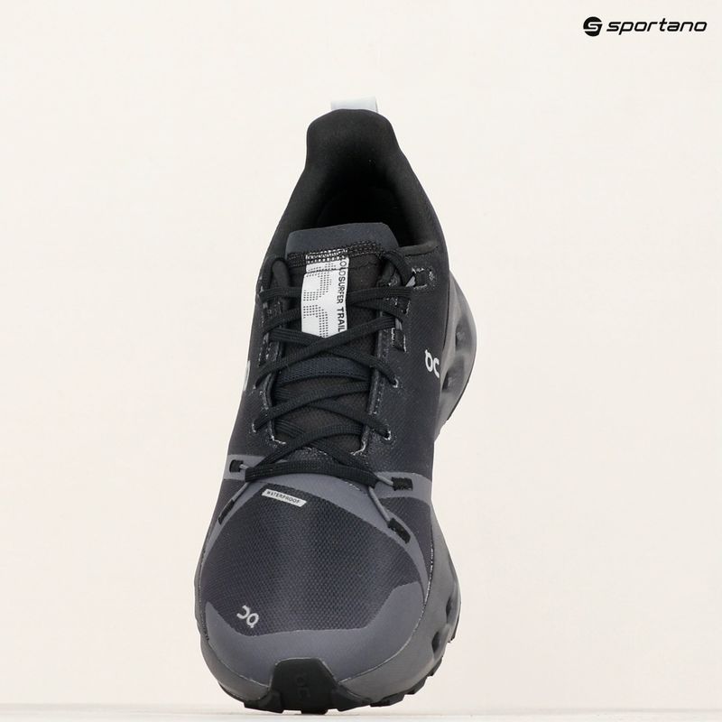 Кросівки для бігу чоловічі On Running Cloudsurfer Trail Waterproof black/eclipse 15