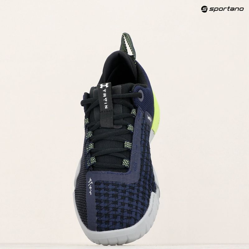 Чоловічі тренувальні кросівки Under Armour TriBase Reign 6 midnight navy/morph green/white 15