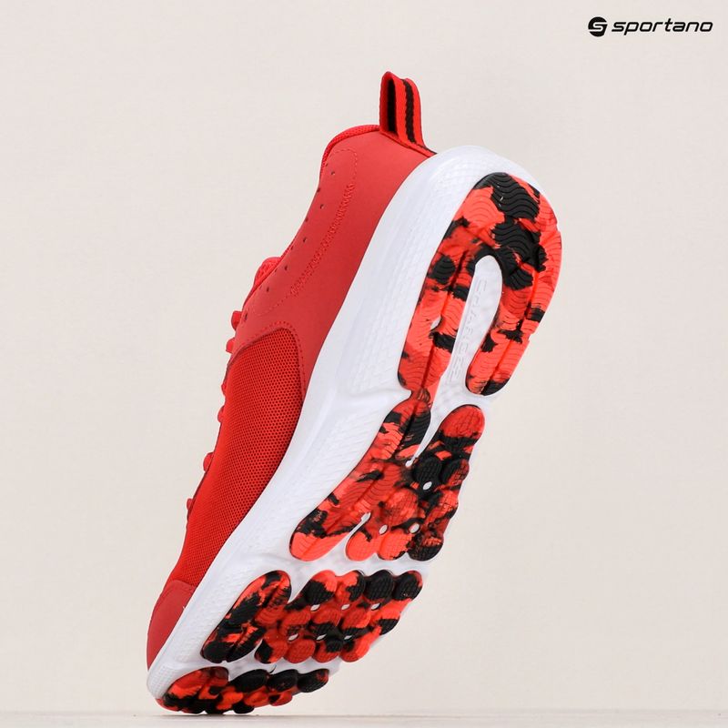 Кросівки для бігу чоловічі Under Armour Charged Assert 10 red/red/black 9