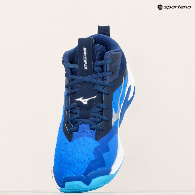 Кросівки для гандболу чоловічі Mizuno Wave Stealth Neo 2 Mid mugen blue/white/estate blue 12