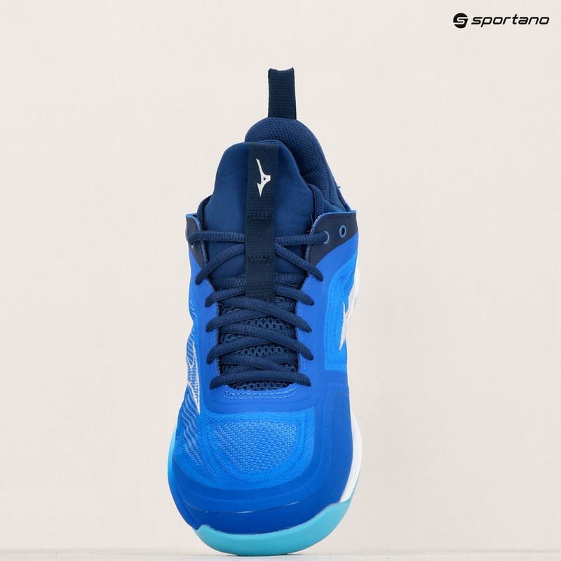 Кросівки волейбольні чоловічі Mizuno Wave Luminous 3 mugen blue/white/estate blue 9