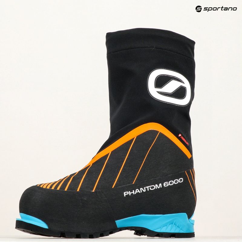 Черевики високогірні чоловічі SCARPA Phantom 6000 black/ bright orange 19