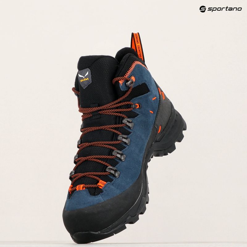 Чоловічі трекінгові черевики Salewa Alp Mate Winter Mid PTX темний денім / чорний 7