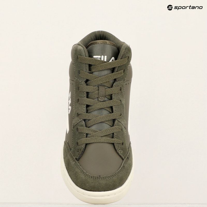 Дитячі кросівки FILA Crew Mid оливкові нічні 16