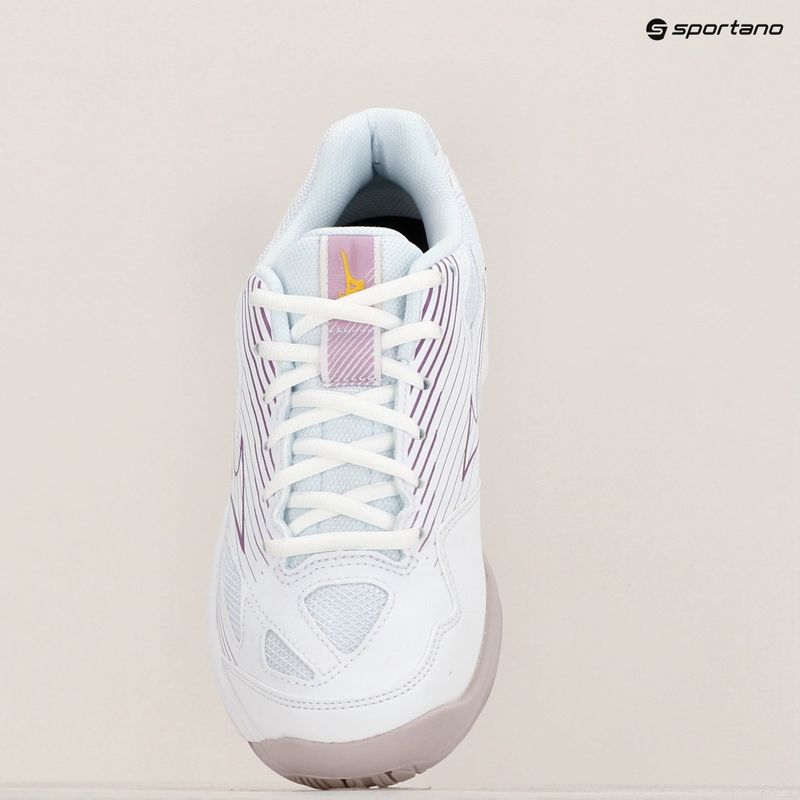 Кросівки волейбольні Mizuno Cyclone Speed 4 white/patrician purple/quince 12