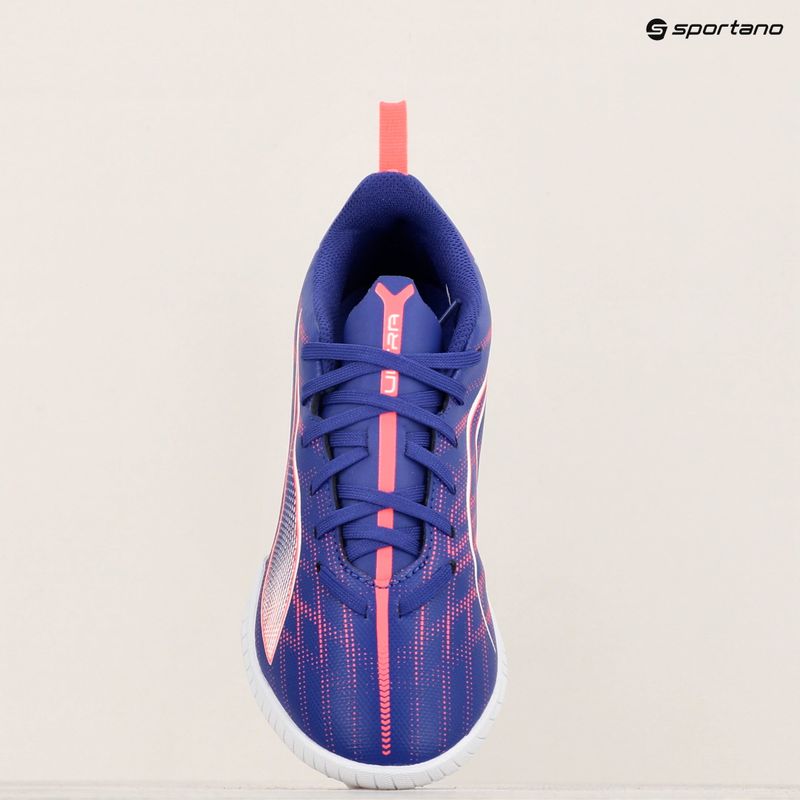 Кросівки футбольні дитячі PUMA Ultra 5 Play TT Jr lapis lazuli/puma white/sunset glow 16