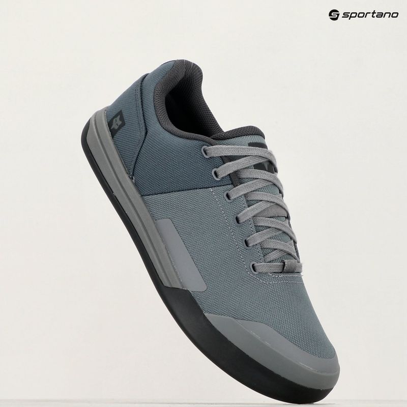 Кросівки велосипедні на платформі чоловічі Fox Racing Union Canvas grey 9