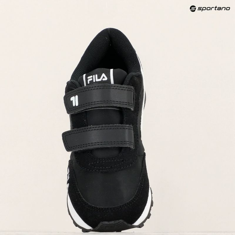 Дитячі кросівки FILA Orbit Revolution на липучках чорні 16