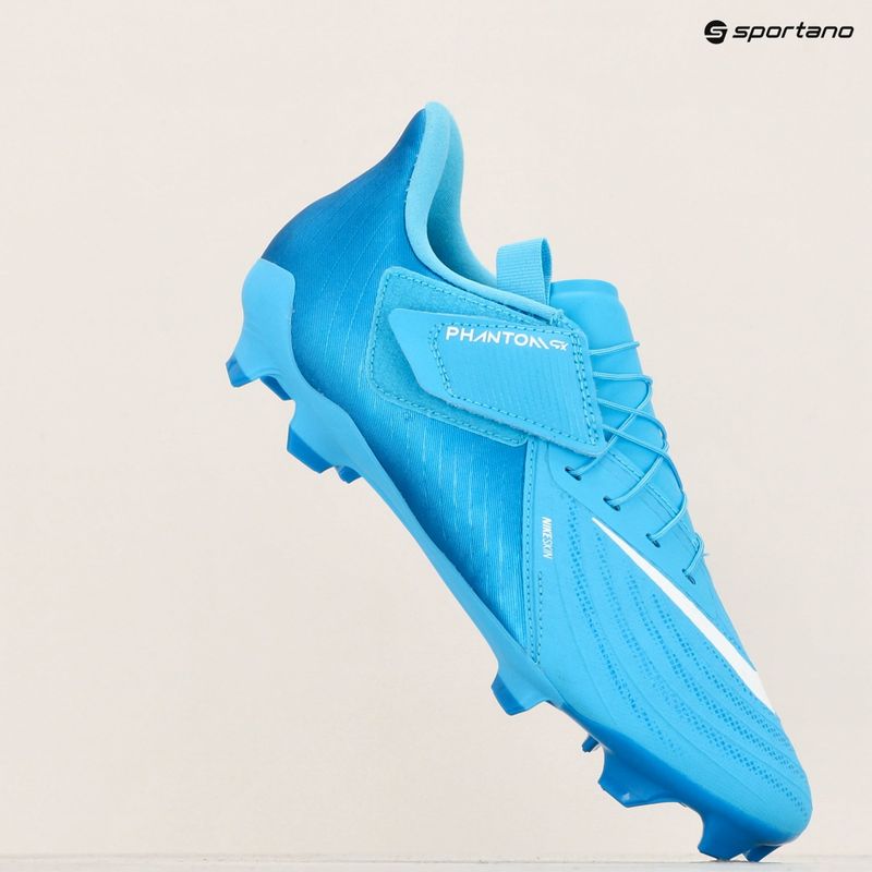 Кросівки футбольні чоловічі Nike Phantom GX 2 Academy EasyOn blue fury/white 9