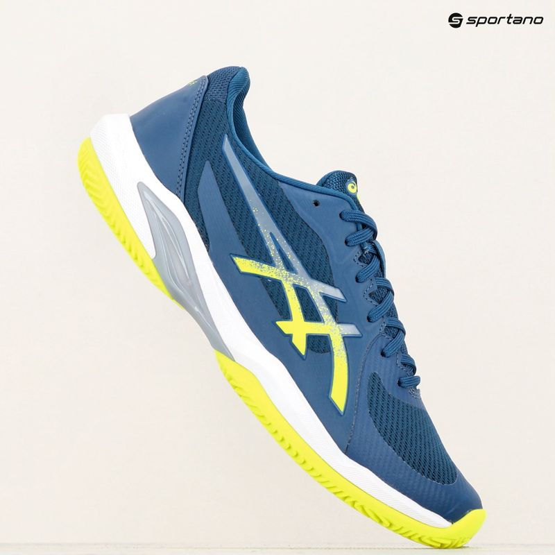 Кросівки для тенісу чоловічі ASICS Solution Swift FF 2 Clay mako blue/safety yellow 16