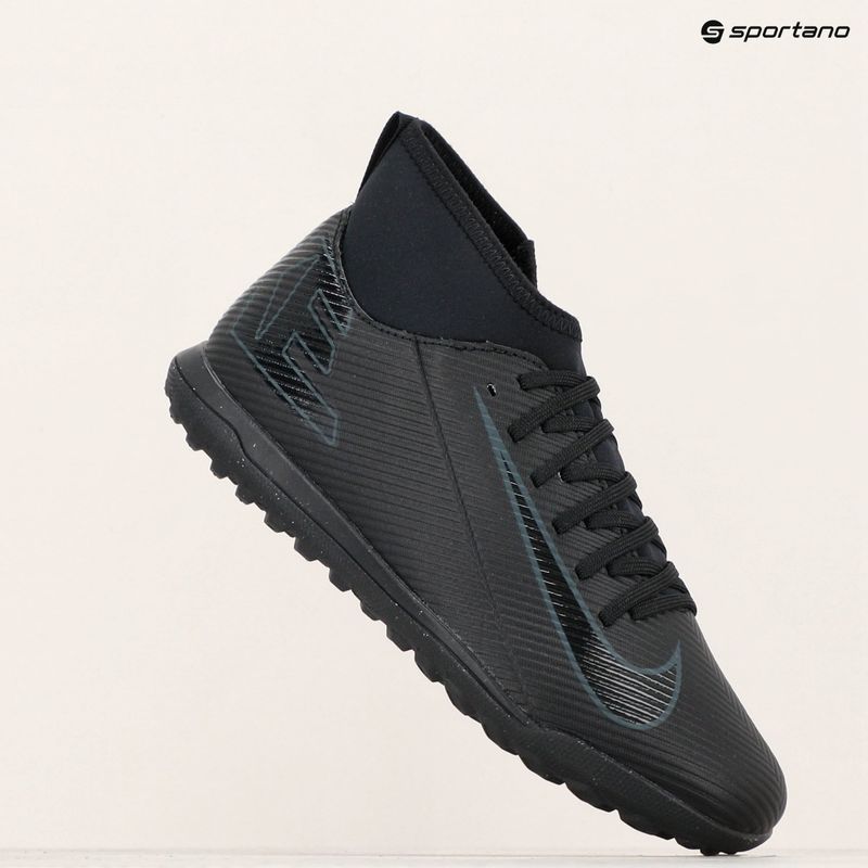Кросівки футбольні дитячі Nike Mercurial Superfly 10 Club TF black/deep jungle/black 9