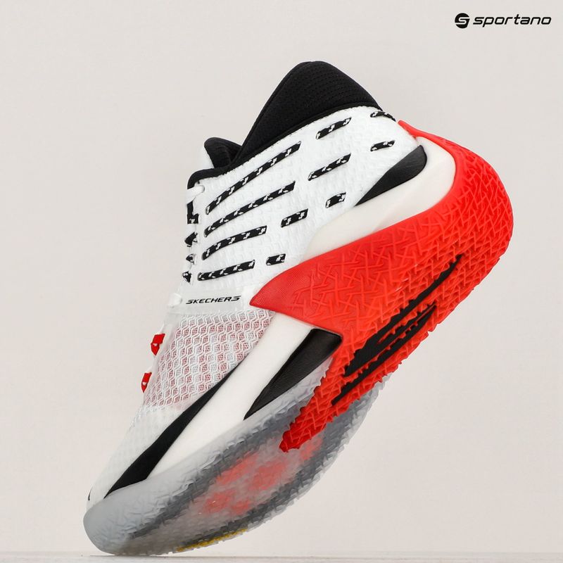 Кросівки для баскетболу чоловічі SKECHERS SKX Elevate white/red/black 10