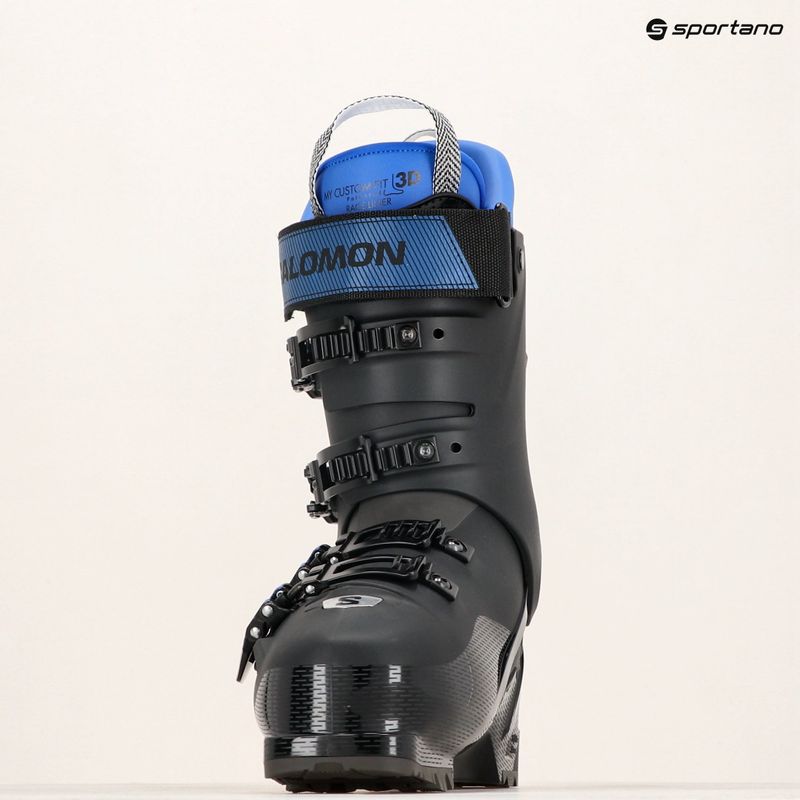 Черевики лижні чоловічі Salomon S/Pro HV 130 GW black/blue met./beluga 7