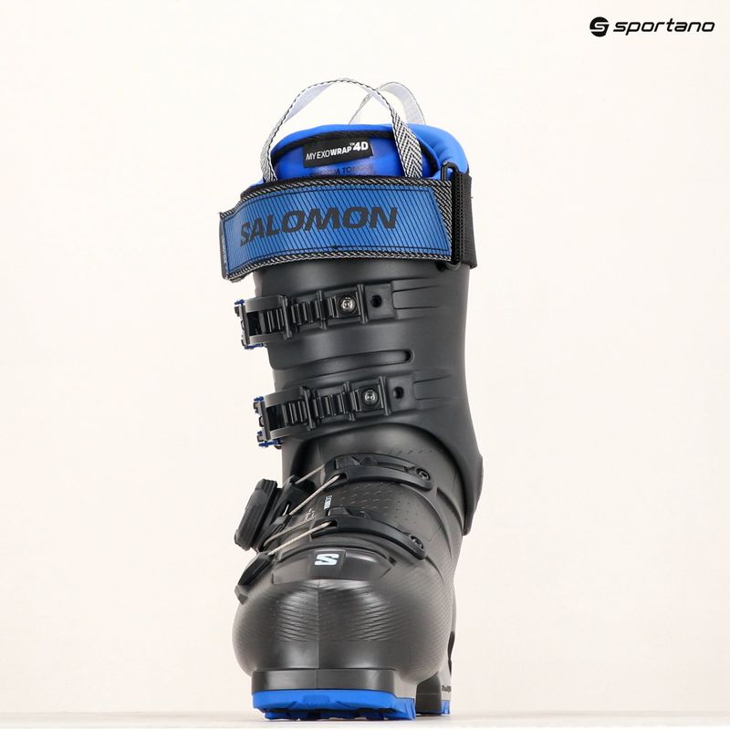 Черевики лижні чоловічі Salomon S/Pro Supra Boa 120 GW beluga met./black/race blue 7
