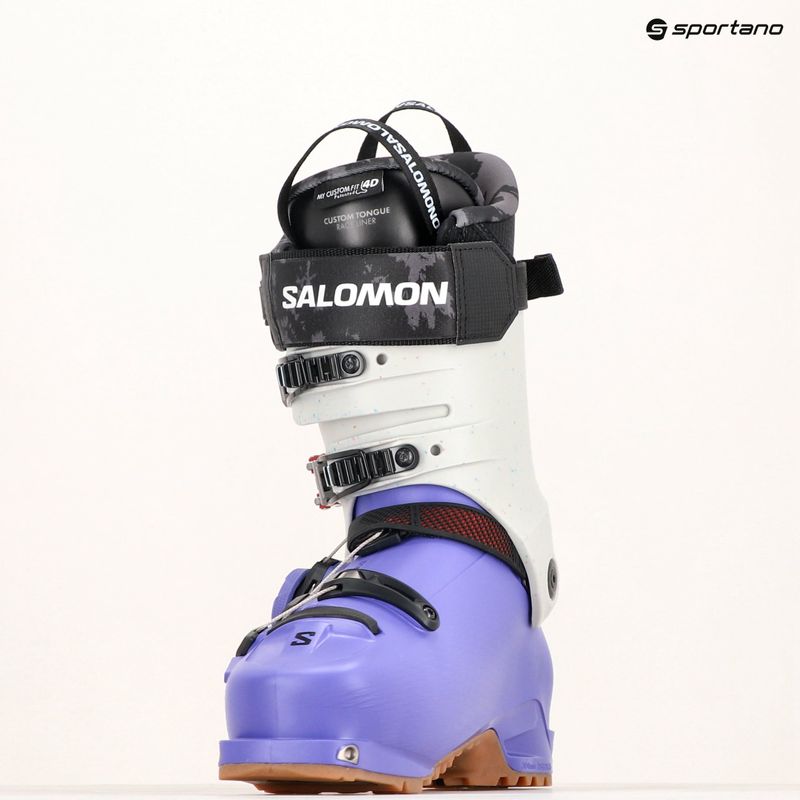 Чоловічі гірськолижні черевики Salomon Shift Alpha Boa 130 ультра фіолетовий/чорний/чорний 12