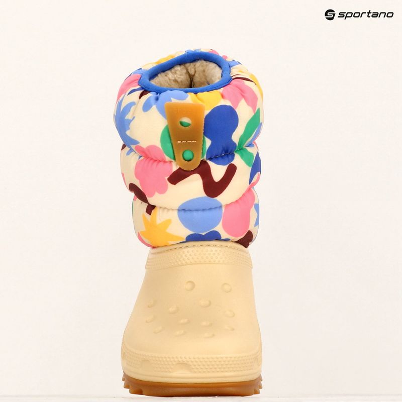 Снігоступи Crocs Classic Neo Puff Geo Shapes Boot Toddler shitake/multi 9