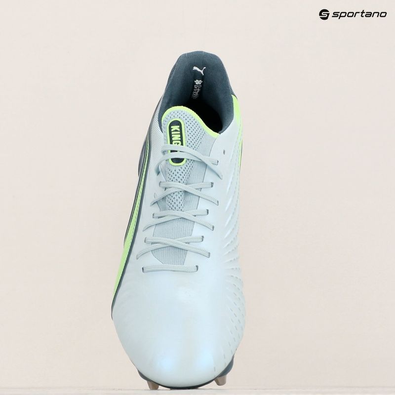 Кросівки футбольні чоловічі PUMA King Ultimate MxSG frosted dew/fizzy apple 9