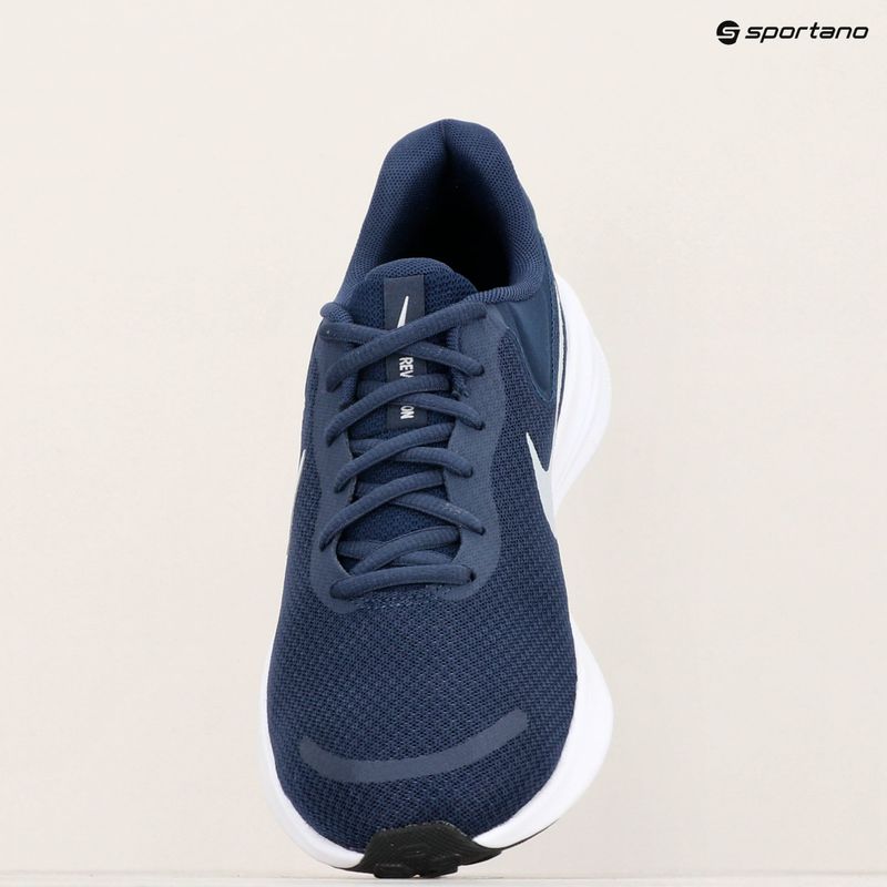 Кросівки для бігу чоловічі Nike Revolution 7 midnight navy/black/white/pure platinum 9